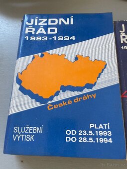 Jízdní řády ČD - 3