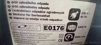 Zahradní Drtič větví - 3