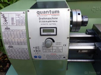 Soustruh pro hodináře Quantum D210X 400 Vario - 3