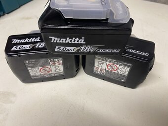 3 kusy nových AKu baterií Makita BL1850B 18V 5Ah - 3