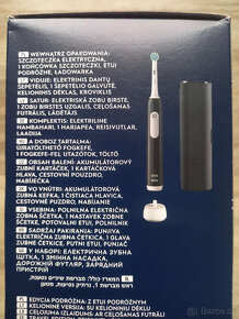 Eletrický zubní kartáček Oral-B Pro 1 černý nový - 3