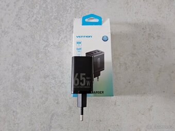 SÍŤOVÁ NABÍJEČKA VENTION 65W, GaN , 2x usb-c, 1x usb A - 3