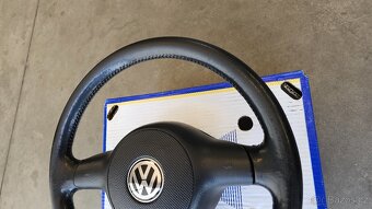 Tříramenný kožený volant včetně airbagu na VW Lupo - 3