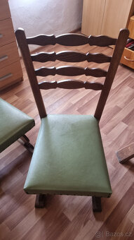 Kulatý stůl 110cm + židle - 3