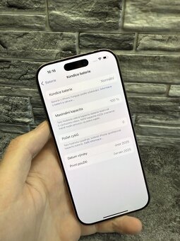 Nový iPhone 16 Pro 512GB Pouštní Titan, baterie 100%, DPH - 3