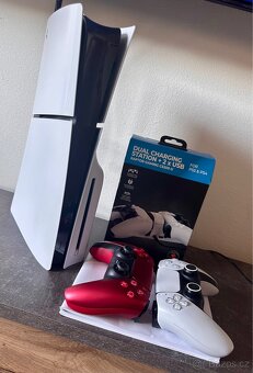 Sony PS5 Slim s mechanikou, záruka, dva ovladače - 3