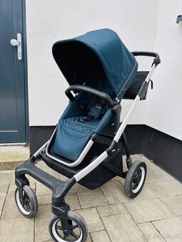 Thule Sleek městský/sportovní kočár zánovní hliník/petrolej - 3