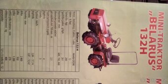 Mini-traktor -BELARUS 132H - 3