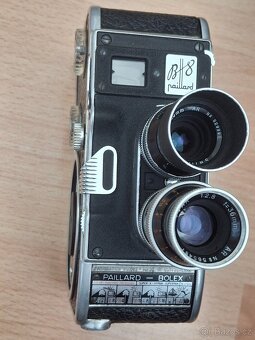Bolex Paillard B8 8mm Kamera + příslušenství - 3