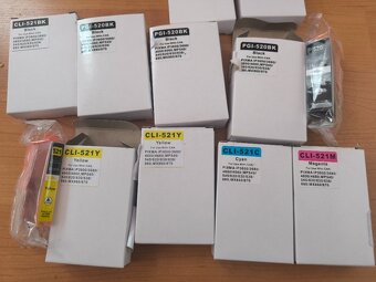 10 náplní (PGI 520 BK+CLI-521 BK/Y/C/M) - 3