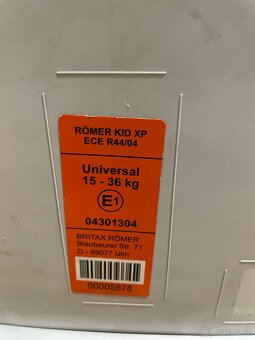 Autosedačka Britax Römer - 3