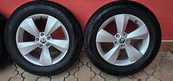Originál alu Škoda Kodiaq 5x112 215/65 R17 - 7,5mm - 3