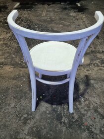 Thonet židle bílá patina - 3
