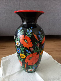 Velká váza vlčí mák porcelán - 3