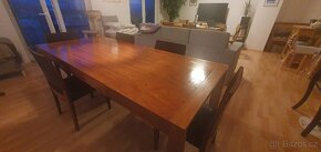 Rozkládací stůl pro 4 - 8 osob + židle - 3