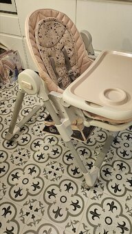 Dětská jídelní židlička Kinderkraft Lastree Pink - 3