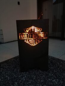 Ohniště, topeniště, gril Harley Davidson - 3