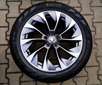 Alu kola originál Škoda Kodiaq 5x112 R19 Aronia - 3