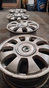 Alu 5x100 originál Škoda Octavia r16 Metallica - 3