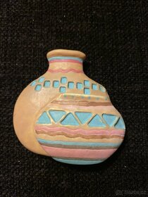 Starožitný velký smaltovaný talíř/mísa - 3