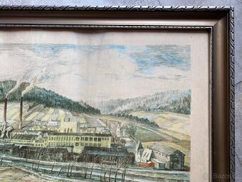 Obraz J.Veselý litografie - 3