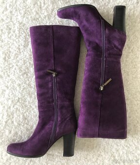 Dámské zimní kozačky na vysokém podpatku vel. 36/37 Nové - 3