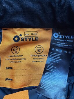 Lyžařská souprava O Style vel. S (vel. 176 cm) - 3