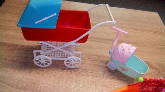 Kočárky ,postýlka pro malé panenky - 3