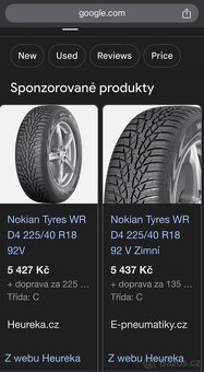 Sada s pneu Evo Corse 5x100,8x18+Nokian VRD4-225/40r18 - 3