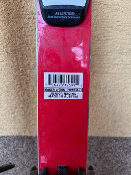 Prodám dětské lyže HEAD 130cm, vázání TYROLIA + boty TECNICA - 3