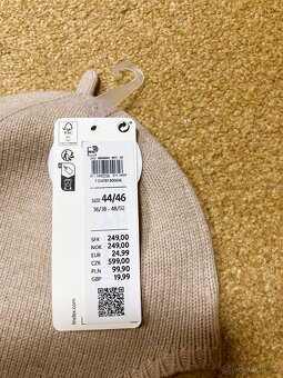 Dětská čepice z prémiové merino vlny, Lindex; dvojčata - 3