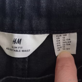 Chlapecké džíny 158 černé - 3