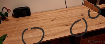 Psací stůl KUBA - dub artisan (Sconto nábytek) - 3