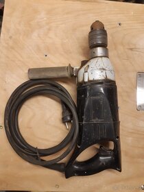 Retro vrtačka + přímá bruska Narex, leštička, mafl - 3