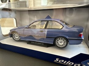 Model BMW M3 e36 coupe 1:18 SOLIDO modrý - 3