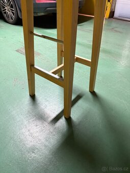 Prodám - Barová židle IKEA Bosse 74x39x39cm - 3