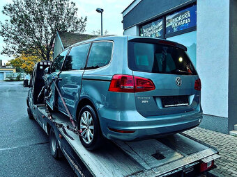 Vůz na díly VW Sharan 7N sedmimístné pr. 2011 CFFB LQU LR7J - 3