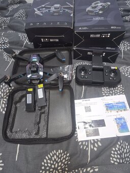Dron LU60 se dvěma 2 kamerami a 3 bateriemi - 3