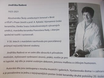 Váza 60. léta, černobílá variace, Jindřiška Radová, Chodovie - 3