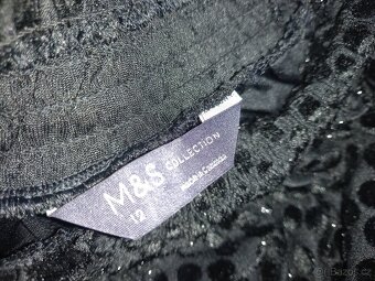 Černá M&S halenka s trpitivou aplikací vel. 40 - 3