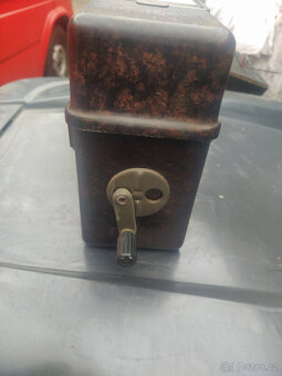 retro 2ks. vojenské polní telefony - nekompletní - 3