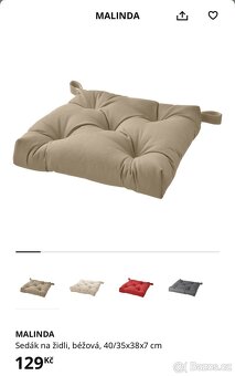 Jídelní stůl, 4 židle, barová židle a podsedáky - 3