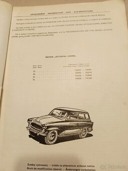 Škoda Octavia combi-katalog náhr. dílů. - 3
