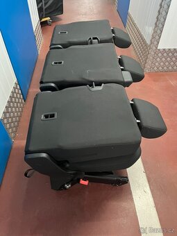 Druhá řada sedačky Transporter Caravelle T5 T6 dvoje šoupačk - 3