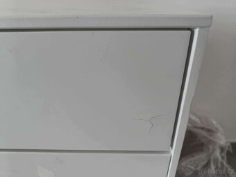 Komoda / skříňka NORDIC - š.169cm - dub/bílá matná - 3