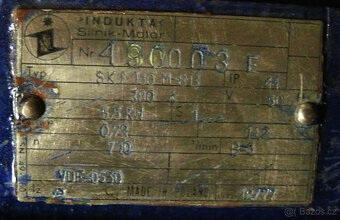 Elektromotor pomalootáčkový 5,5 Kw 710 ot. - 3