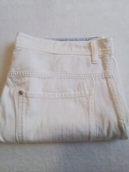 Pánské bílé kraťasy,H&M vel.W34 - 3