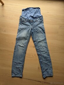 Těhotenské džíny, softshellové kalhoty a džíny s laclem - 3