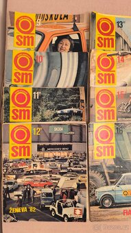 13 kusů časopis Svět motorů 1982 - 3
