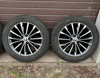 originální ALU kola škoda trinity black R18 5x112 - 3